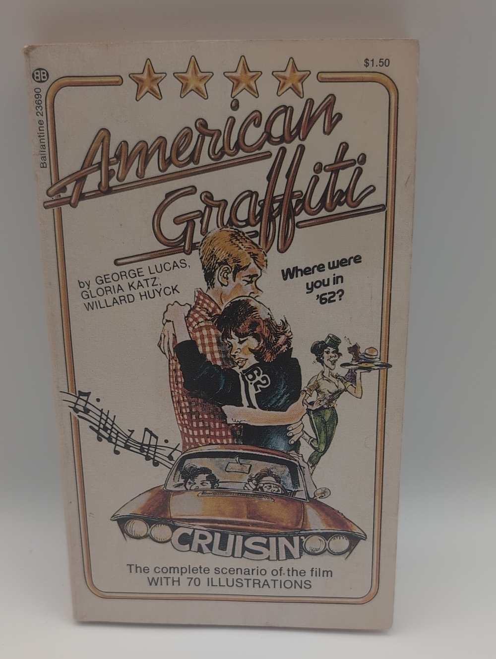 American Graffiti Paperback Novel - Beige Cover